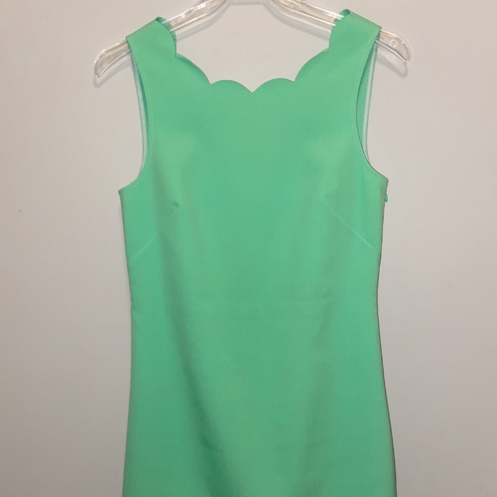 NEW J. Crew Factory Scalloped Trimmed Dress Sz 2
